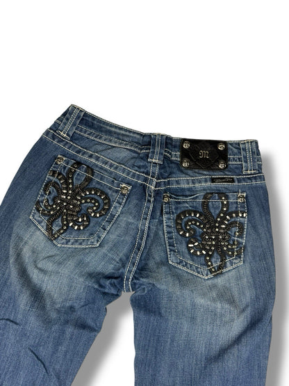 Miss Me Flared Jeans – Dunkelblau – Größe W29 (≈ EU 38)