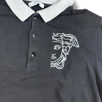 Original Versace Polo / Poloshirt - schwarz - Gr. S