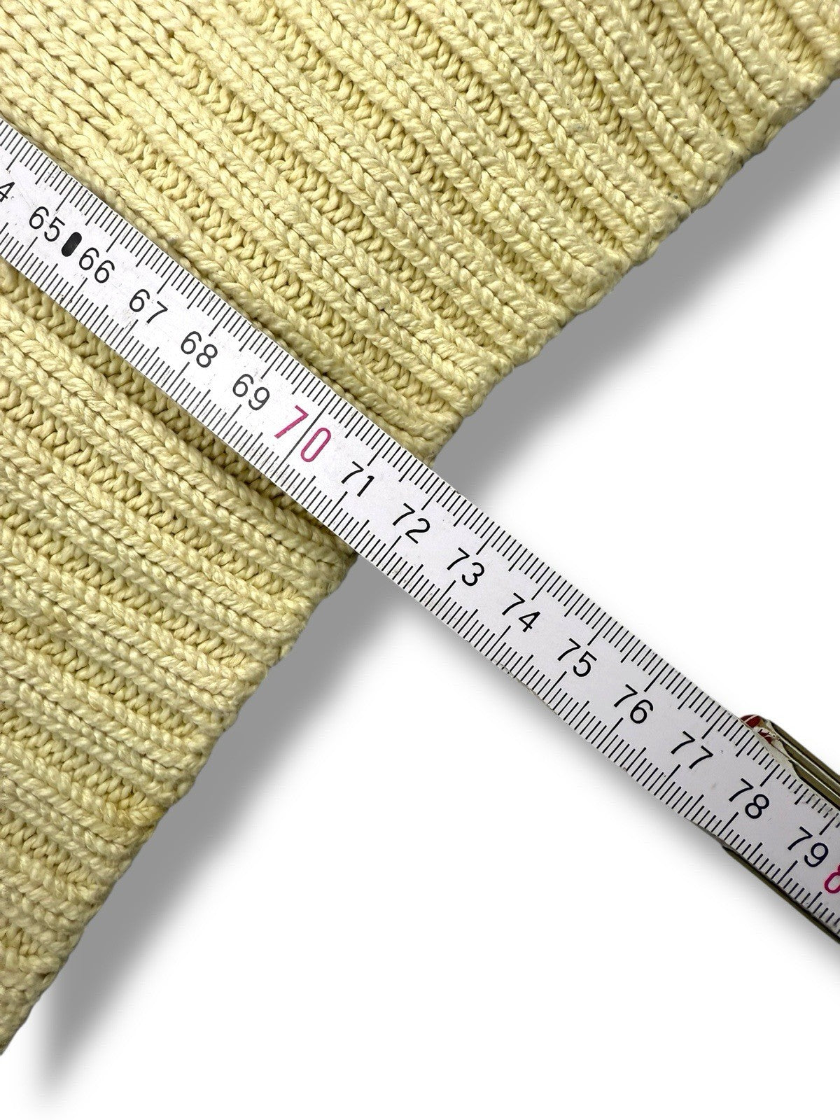 Ralph Lauren Quarter Zip – Weiß-Beige – Größe 2XL – Heavyweight Cotton