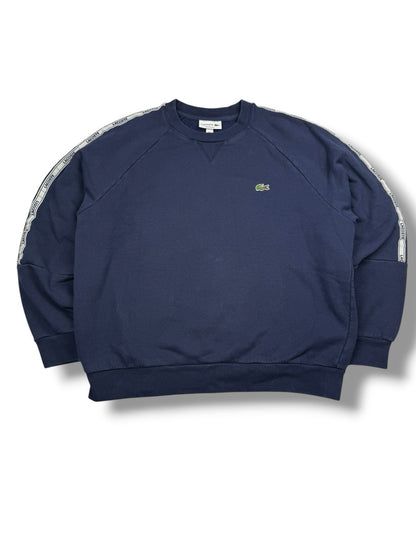 Lacoste Sweater – Navy Blau – Größe L (Boxy Fit)