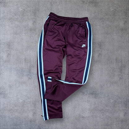 Nike Tracksuit – Weinrot – Herren – Größe S – Vintage Trainingsanzug mit Zipper