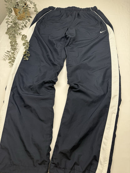 Nike – Vintage Track Pants – Dunkelblau/Schwarz – Größe M