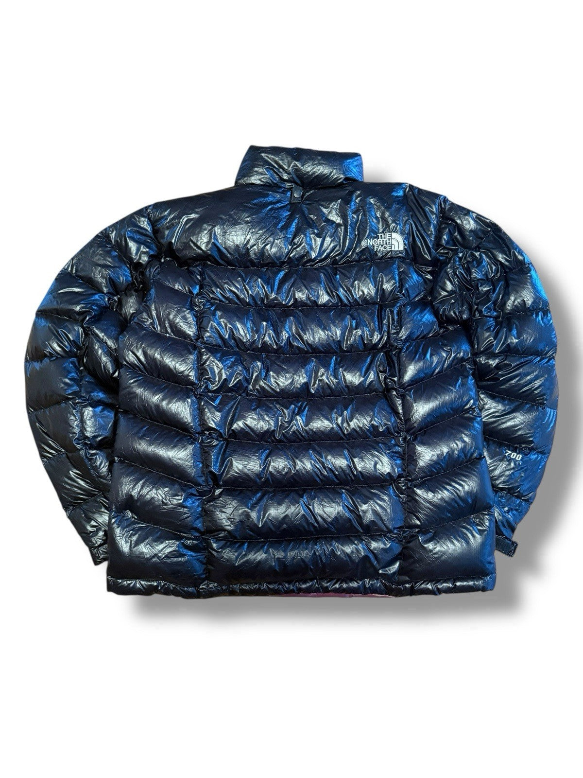 The North Face Puffer Jacket – Schwarz/Glänzend – 700 Fill – Herren M