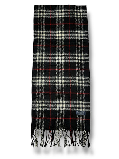 Burberry Schal – Schwarz – 100 % Lammwolle