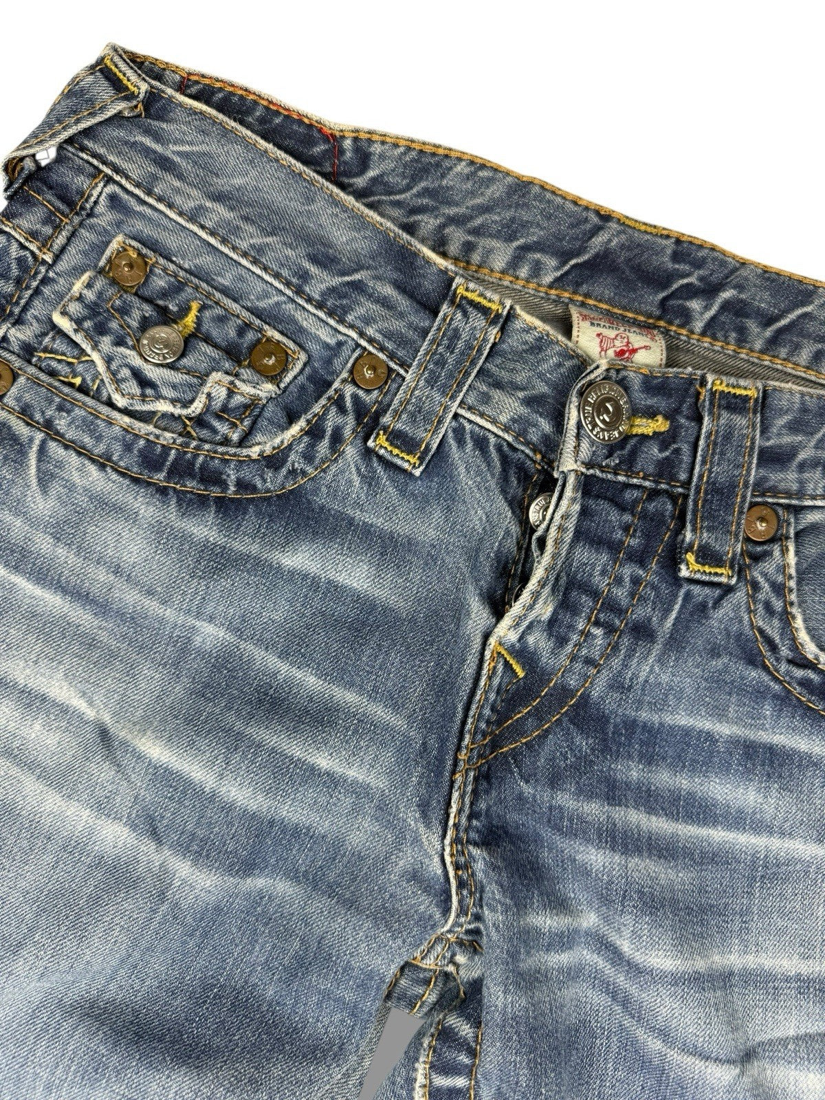 True Religion Jeans – Baggy / Flared – Blau – Größe 25