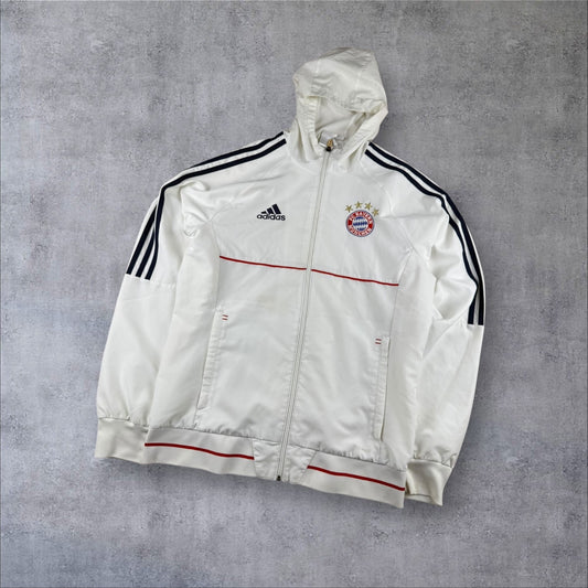 Adidas FC Bayern München Track Jacket – Weiß – Größe M – 2017 – Top Zustand