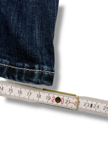 Miss Me Cropped Jeans – Blau – EU 38 