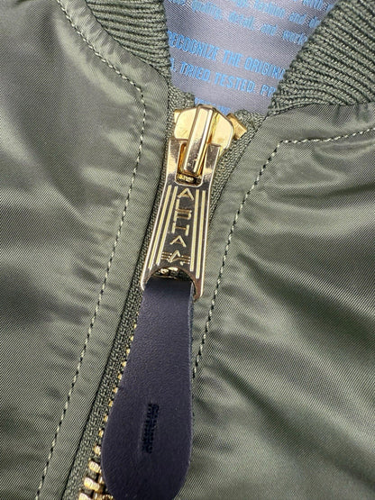 Alpha Industries Bomber Jacket – Grün – Damen M – Neu
