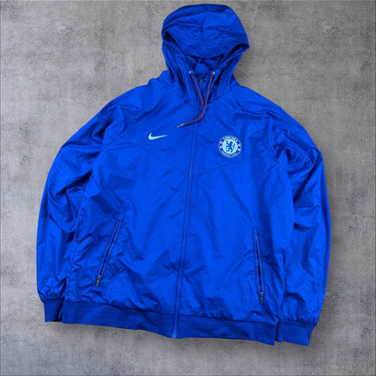 Nike Chelsea FC Windbreaker Jacke – Blau – Größe L – YKK Zipper