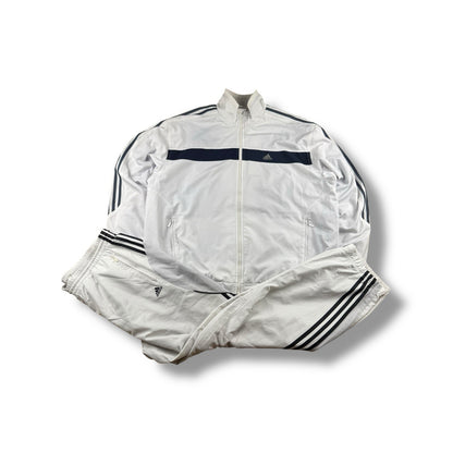Adidas Tracksuit – Weiß – Baggy Fit – Herren XL