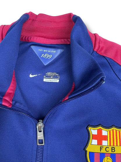 FC Barcelona Track Jacket – Blau/Rot – Größe M – Nike