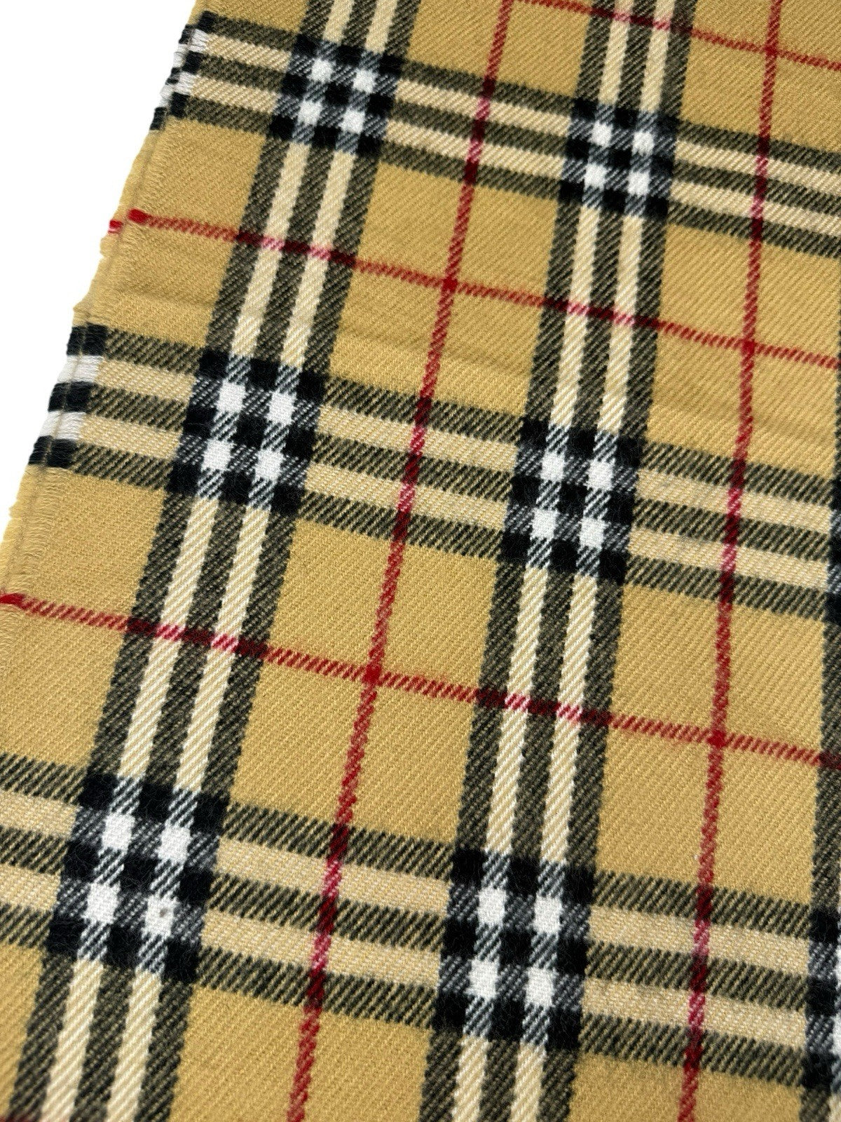 Burberry Schal – Beige – Classic Check – 100 % Lammwolle