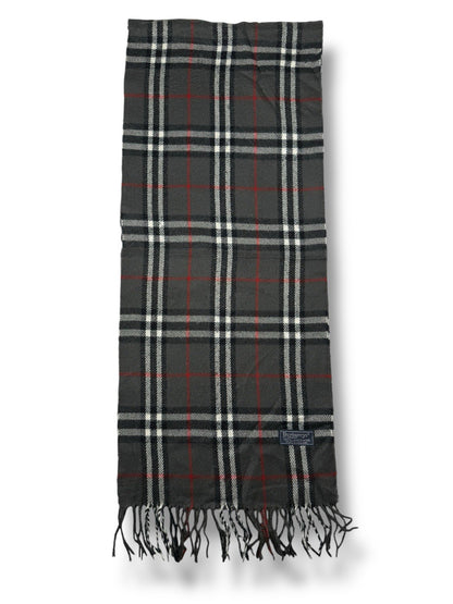 Burberry Schal – Grau – 100 % Lammwolle