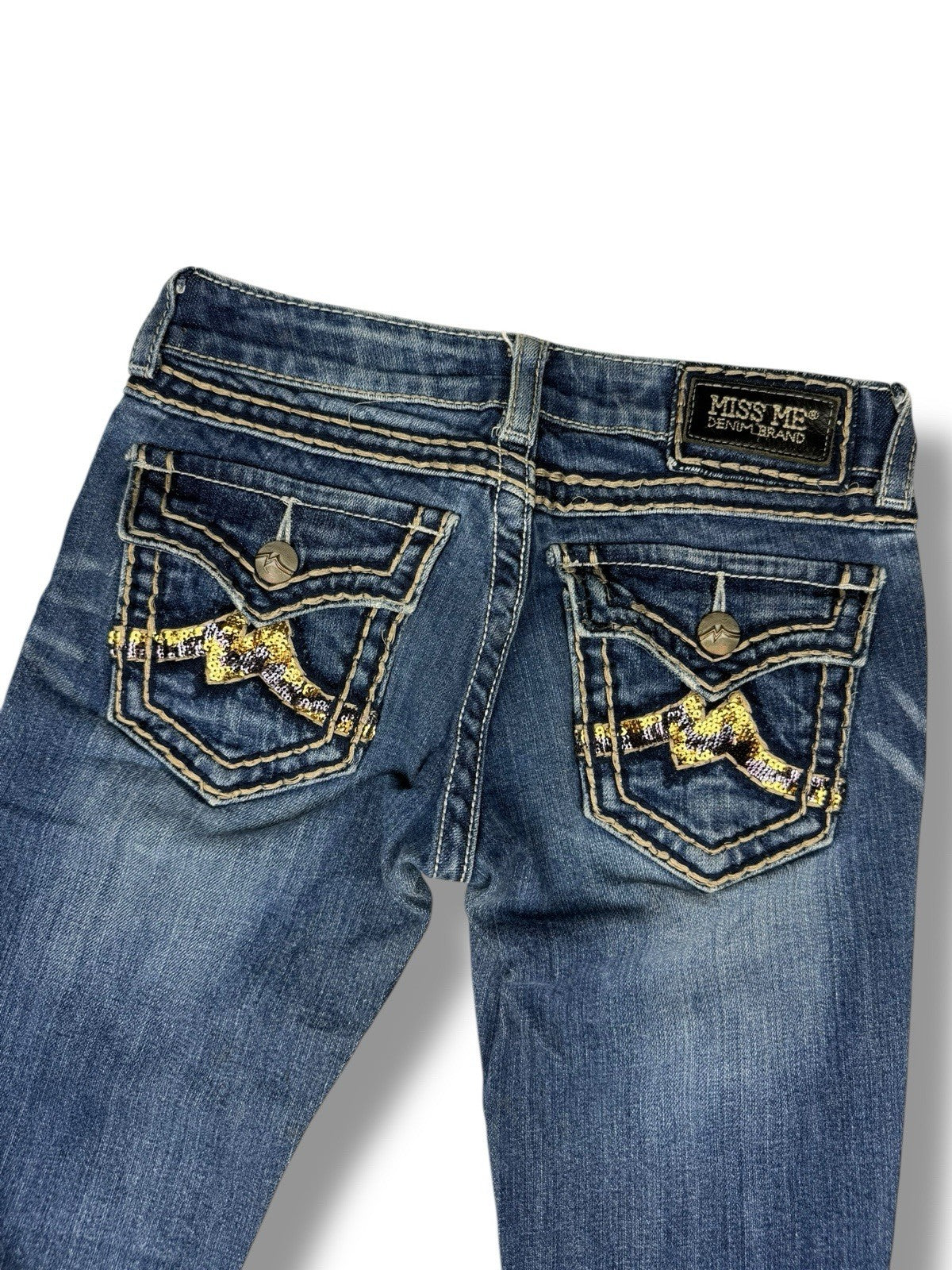 Miss Me Denim Brand Jeans – Blau – W26 / EU 36 – Flared Bootcut