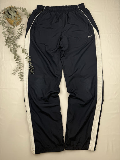 Nike – Vintage Track Pants – Dunkelblau/Schwarz – Größe M