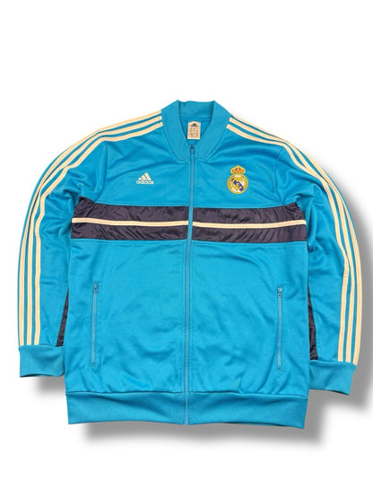 Adidas x Real Madrid – Track Jacket – Babyblau – Größe L