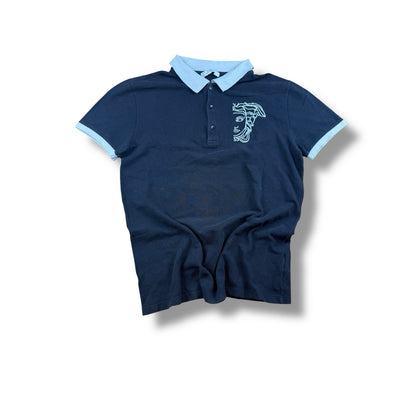 Original Versace Polo / Poloshirt - schwarz - Gr. S