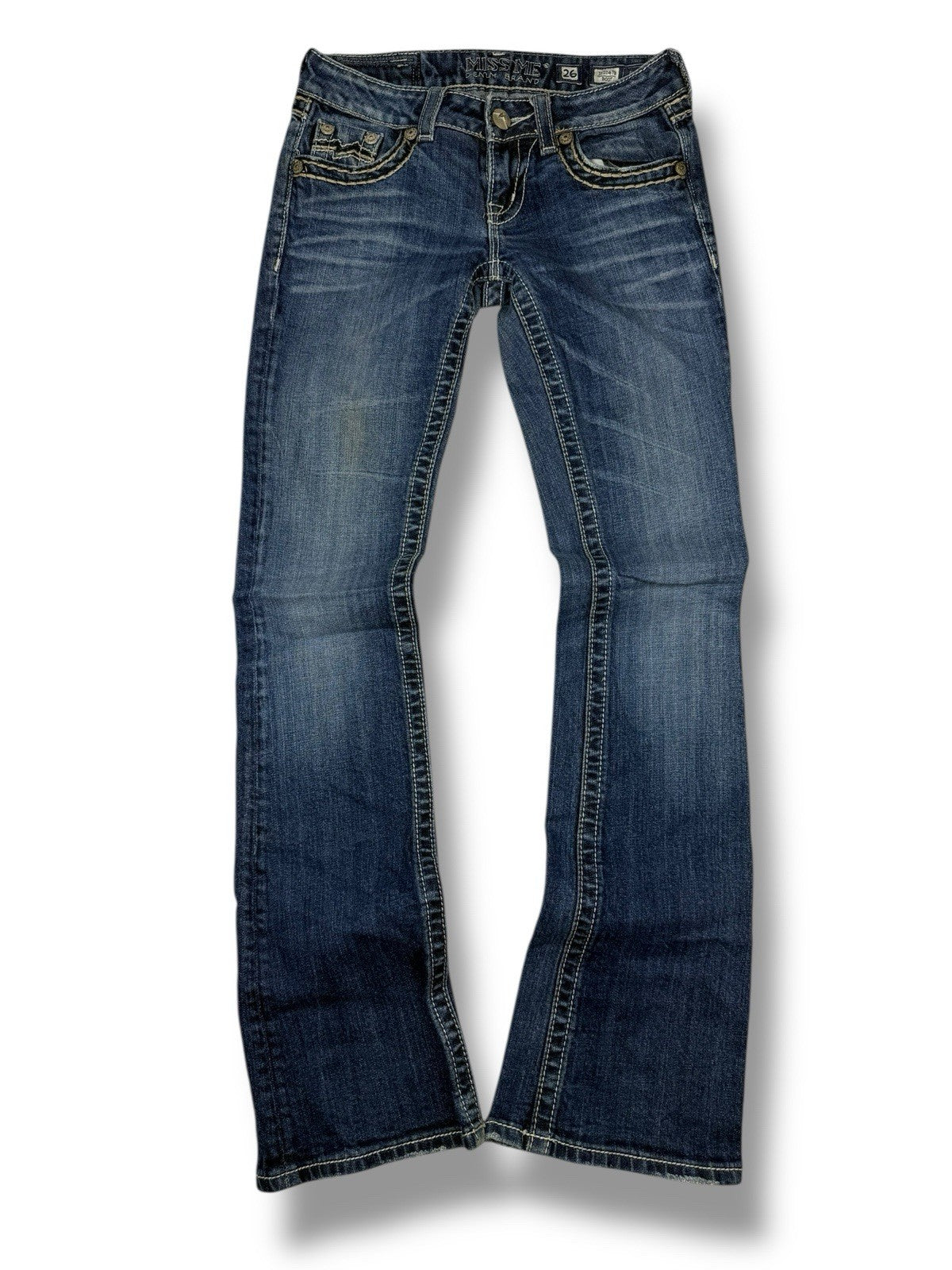 Miss Me Denim Brand Jeans – Blau – W26 / EU 36 – Flared Bootcut