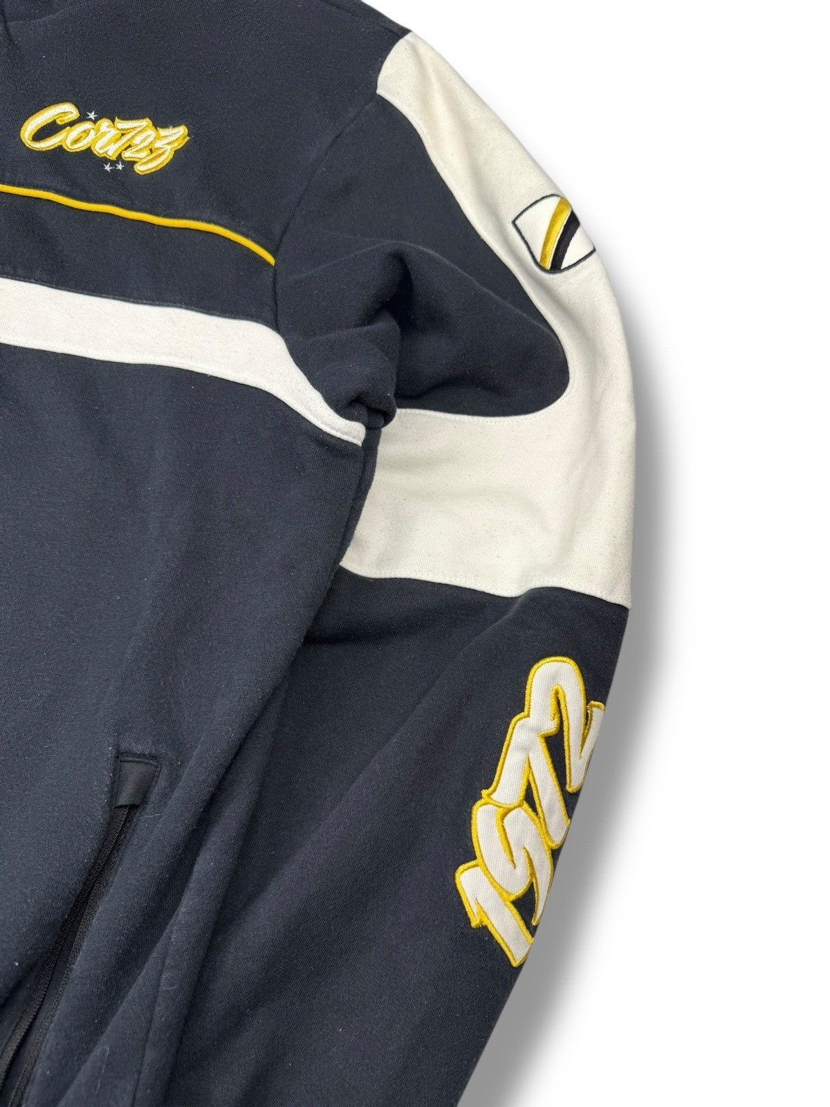 Nike Cortez Jacket – Schwarz / Gold / Weiß – Größe L