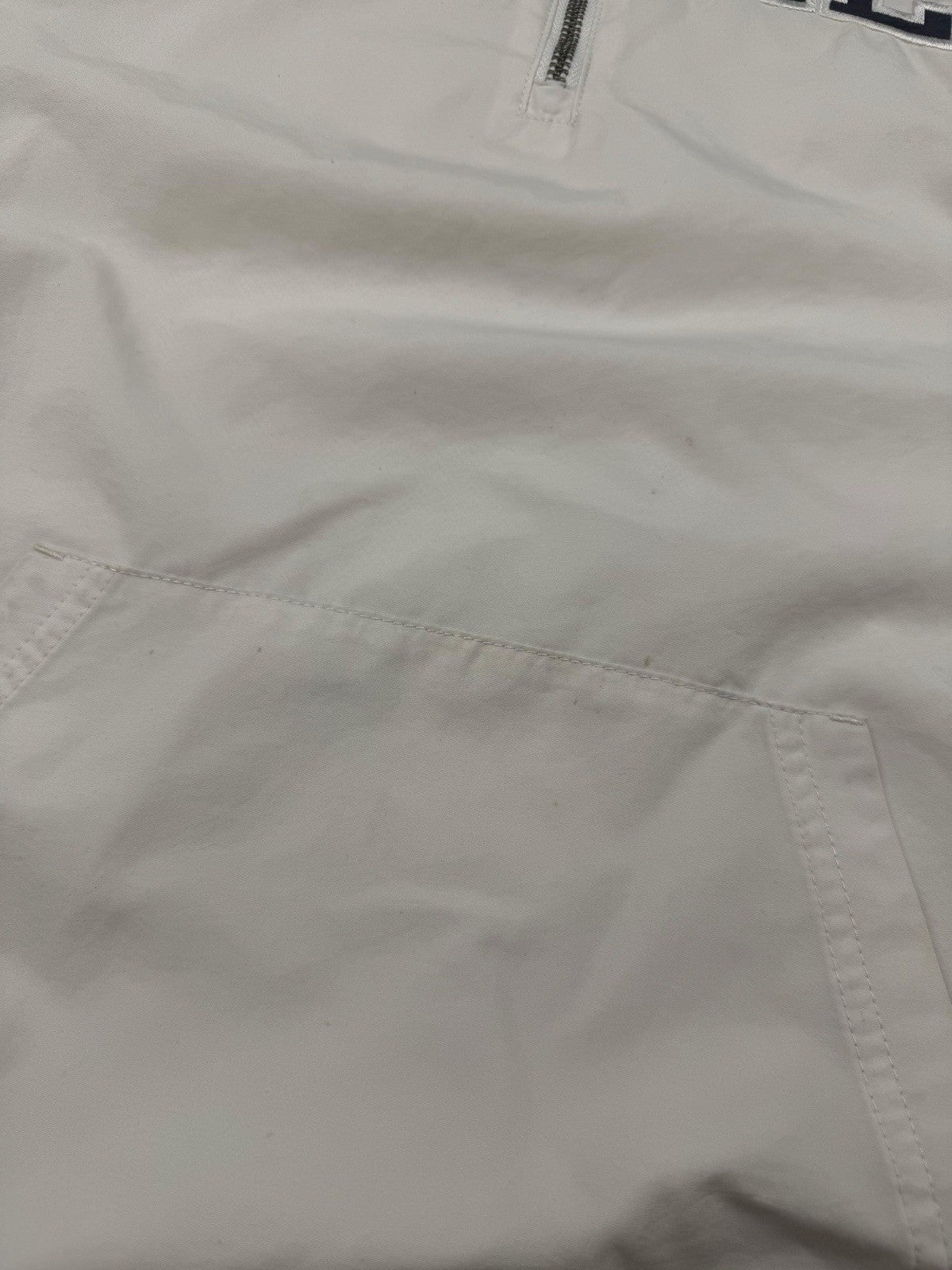 Nike Quarter Zip – Weiß-Rot – Größe S