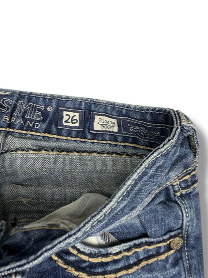 Miss Me Denim Brand Jeans – Blau – W26 / EU 36 – Flared Bootcut