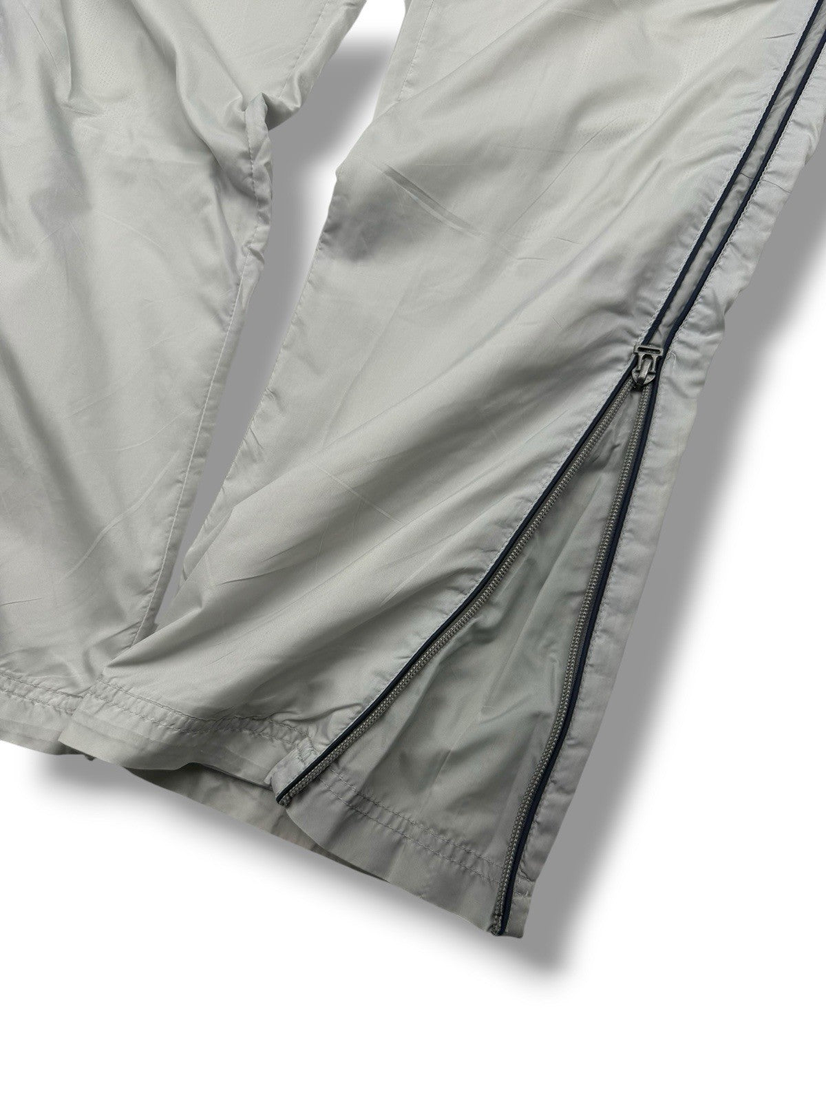 Nike Track Pants – Grau – Größe S – Vintage Open Leg