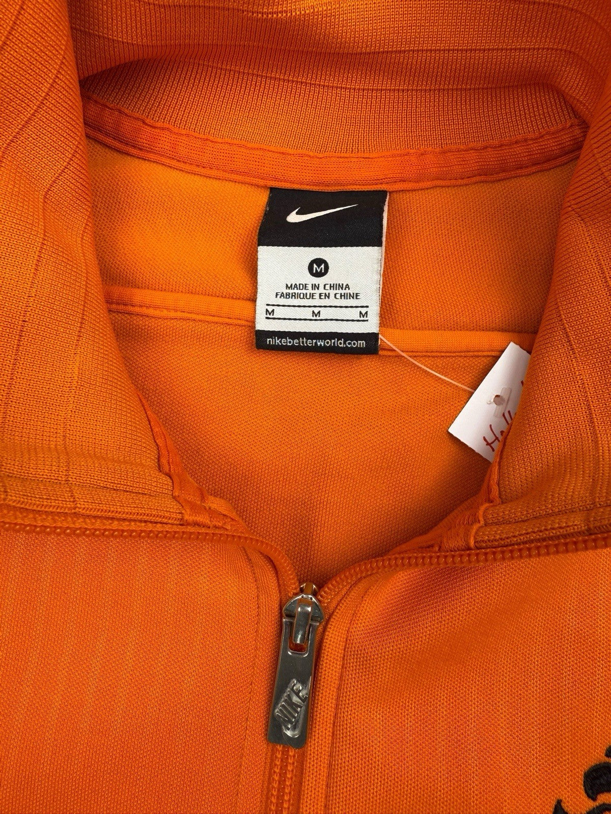 Nike Holland Track Jacket – Orange – Größe M – Vintage