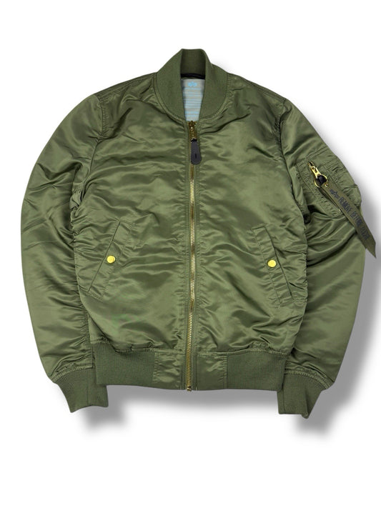 Alpha Industries Bomber Jacket – Grün – Damen M – Neu