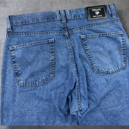 Versace Jeans Couture – Dunkelblau – Herren W34 – Made in Italy & High-Waist Fit