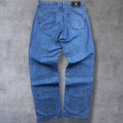 Versace Jeans Couture – Dunkelblau – Herren W34 – Made in Italy & High-Waist Fit