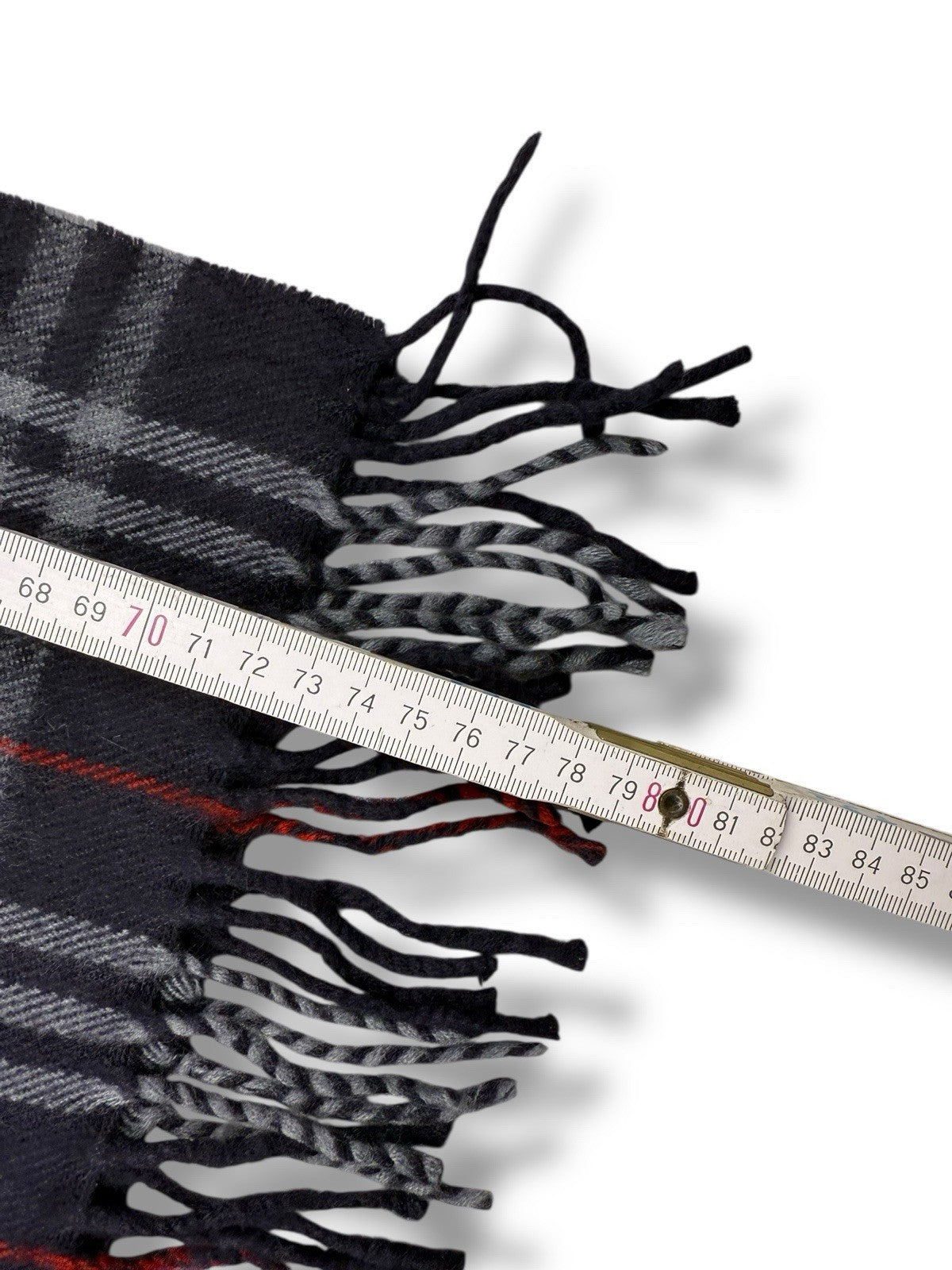 Burberry Schal – Blau – Classic Check – 100 % Lammwolle