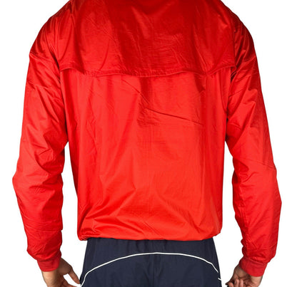 Nike PSG Windbreaker Jacke – Rot, Größe L, Nylon-Leichtgewicht
