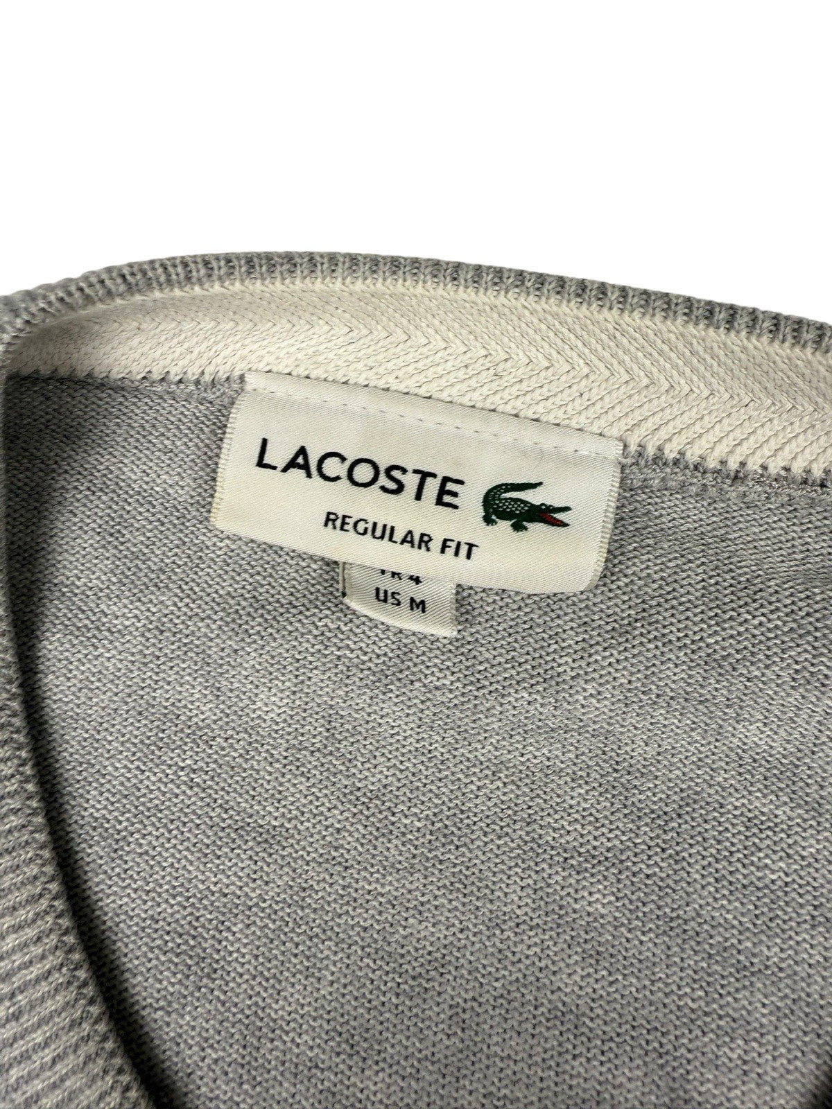 Lacoste Pullover Grau M Sweater