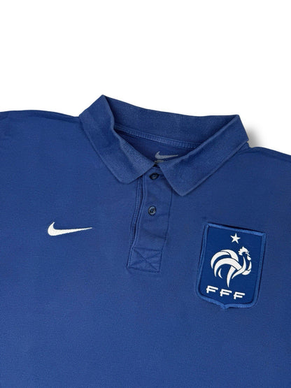 Nike Polo – Frankreich – Blau – Größe M