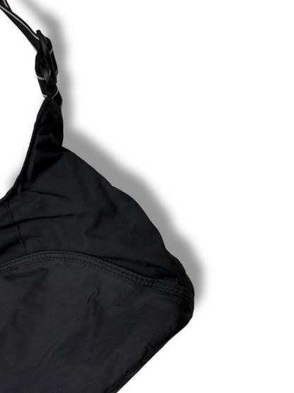 Nike Handtasche – Schwarz – Vintage – Gesticktes Logo