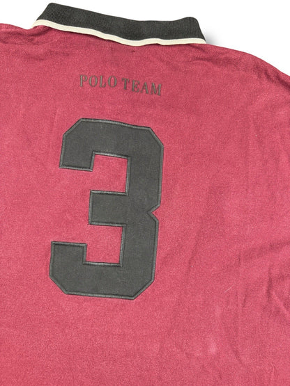 Polo Ralph Lauren – Big Pony Polo Shirt – Weinrot – Größe XL