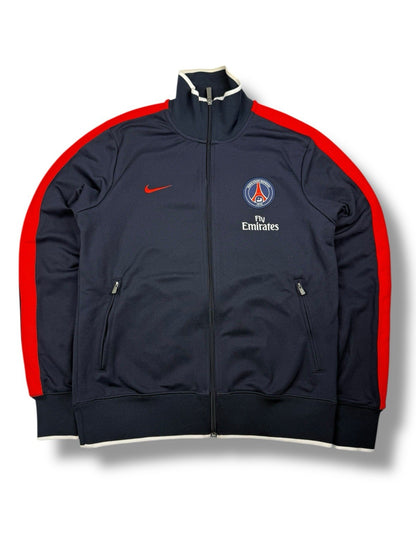 Paris Saint-Germain Track Jacket – Dunkelblau/Rot – Größe M – Vintage Nike