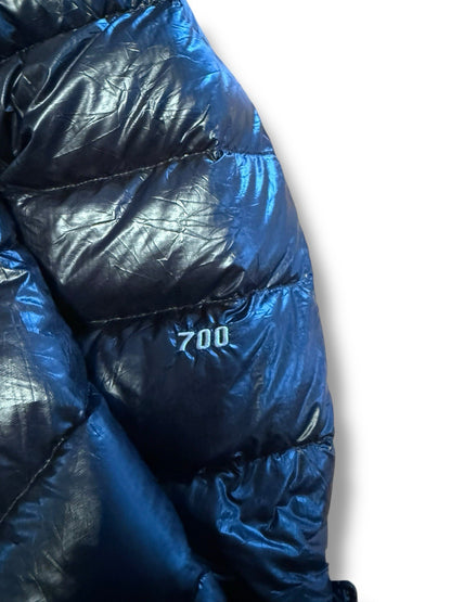 The North Face Puffer Jacket – Schwarz/Glänzend – 700 Fill – Herren M