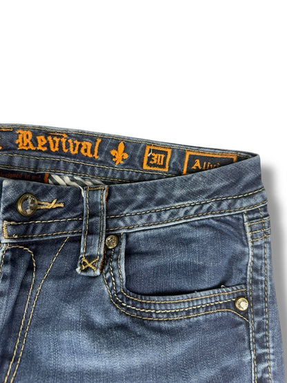 Rock Revival Jeans – Grau – Skinny Fit – Größe W30 (≈ EU 40)