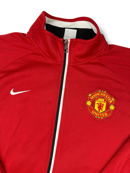Nike – Manchester United – Track Jacket – Rot – Größe L