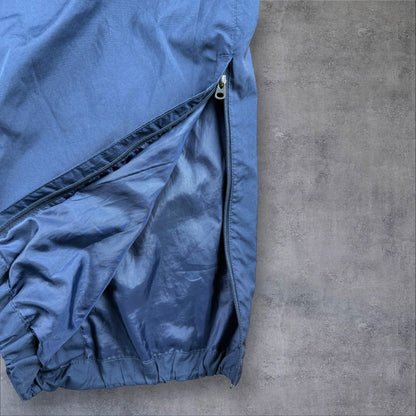 Nike FC Barcelona Track Pants – Open Leg – Vintage – Größe L – Schwarz/Blau