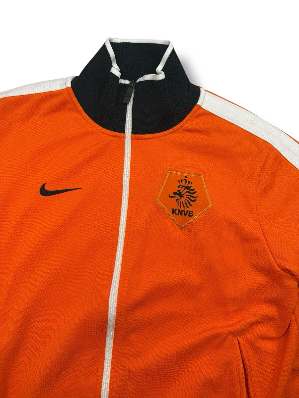 Nike Holland Track Jacket – Orange/Schwarz/Weiß – Größe M – Vintage