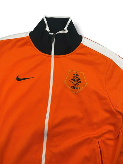 Nike Holland Track Jacket – Orange/Schwarz/Weiß – Größe M – Vintage