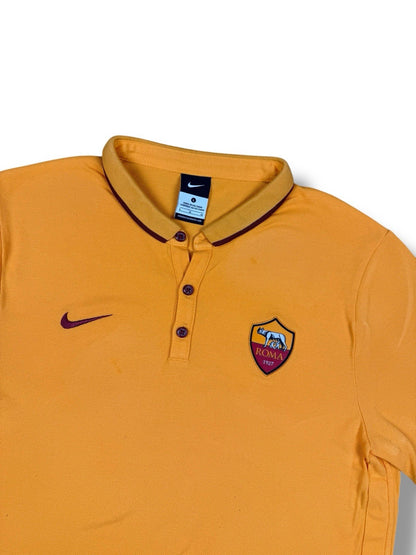 AS Roma Polo Shirt – Orange – Nike – Größe L