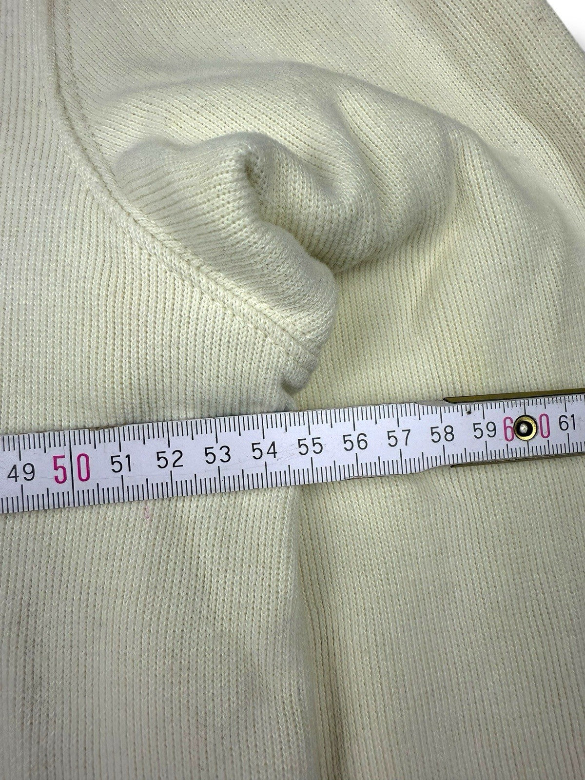 Ralph Lauren Sweater – Weiß – Größe M – Feinstrick Quarter ZIP Pullover 
