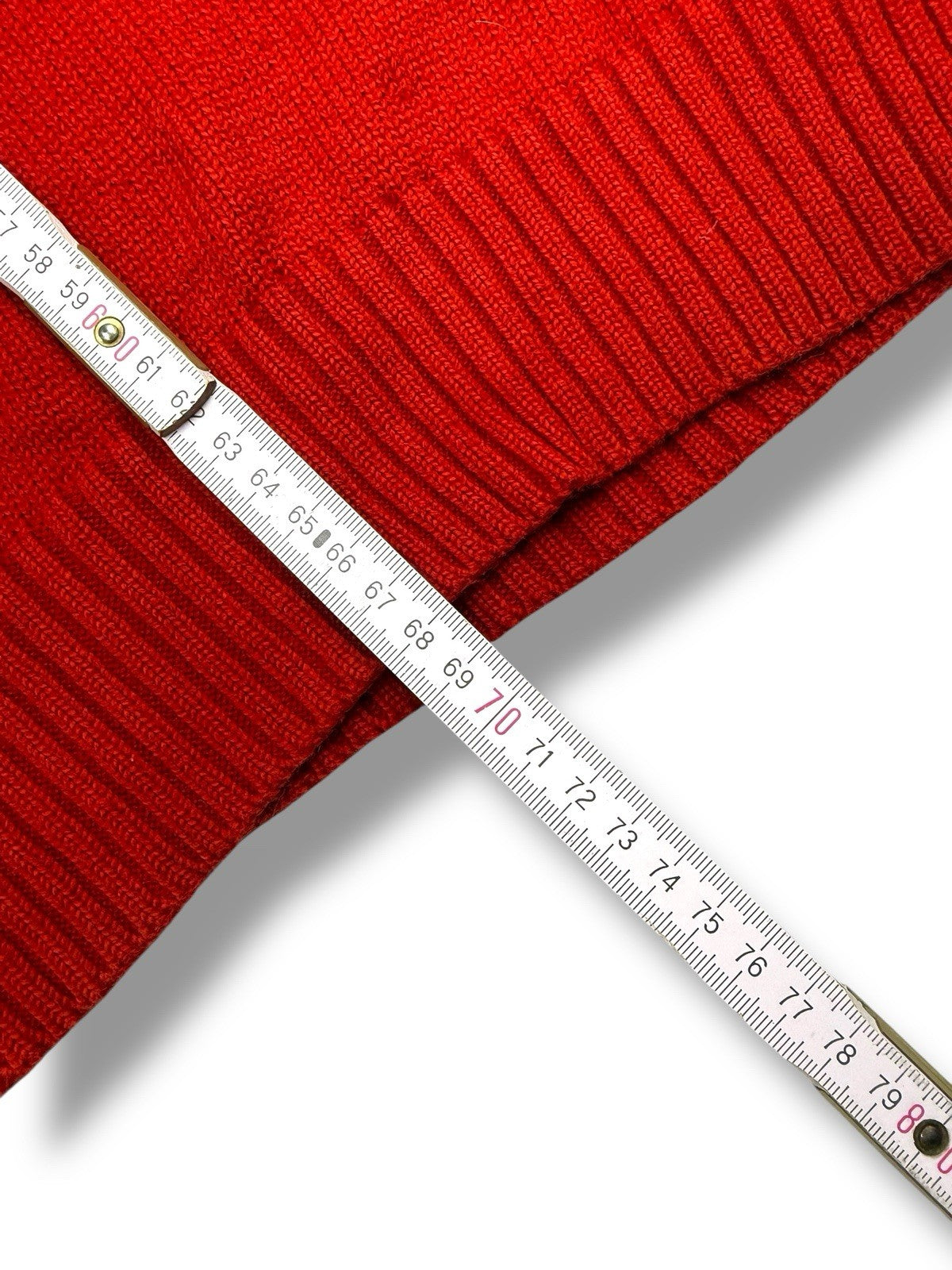 Ralph Lauren Quarter Zip – Rot – Größe L – Heavyweight Cotton Pullover