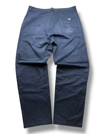 Armani Jeans – Schwarz – Größe W38 / EU 54 – Relaxed Fit