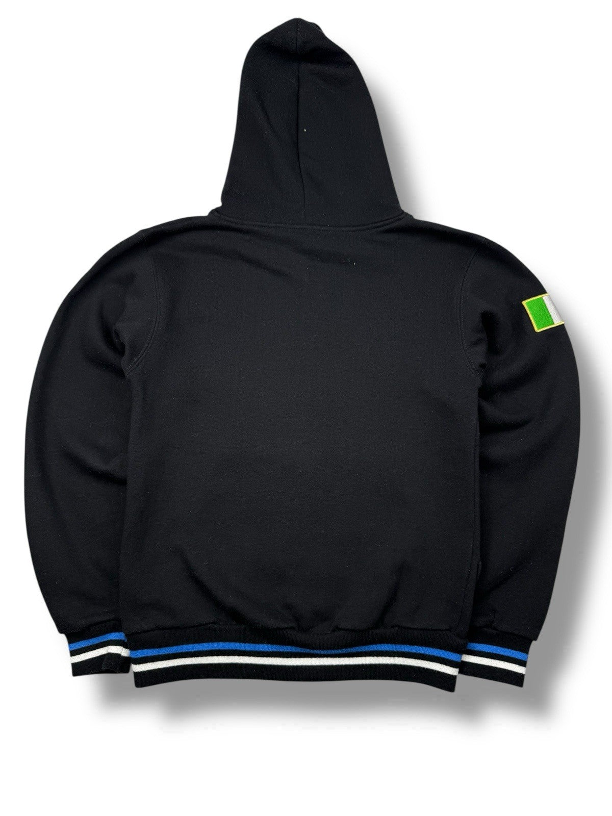 Italia Zip Hoodie – Schwarz – Größe XS