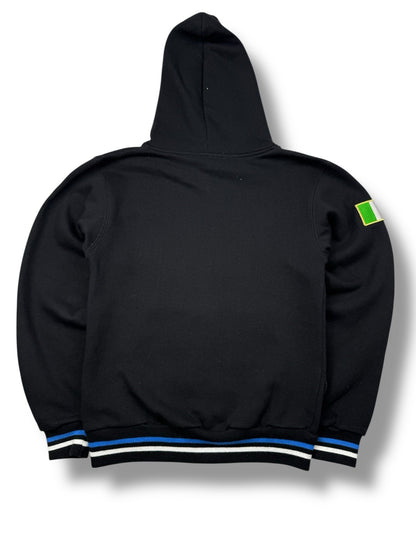 Italia Zip Hoodie – Schwarz – Größe XS