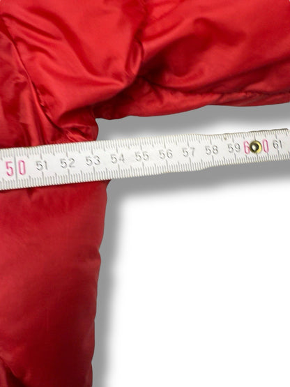 The North Face Puffer Jacket – Rot/Schwarz – Größe S (Label 90) – 800 Fill